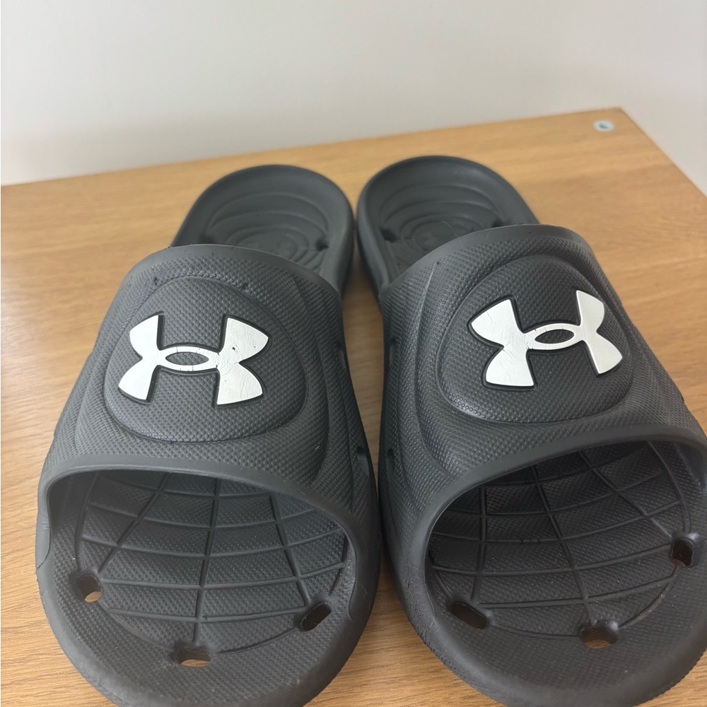 Under Armour Black Slide Sandals